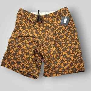 Stussy Board Shorts Mens 34 Baggy Surf Style Cargo Performance Floral Camo AOP